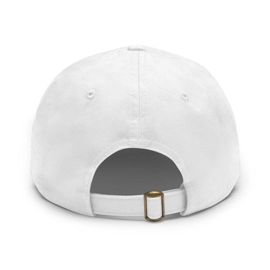 Patriotic Leather Patch Dad Hat — "When Tyranny Becomes Law, Rebellion Becomes Duty"